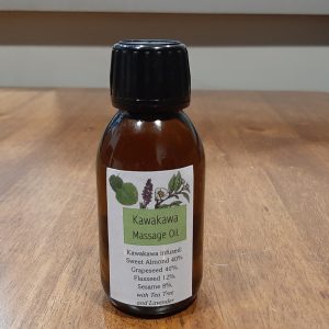 Kawakawa Massage Oil, lavender & tea tree